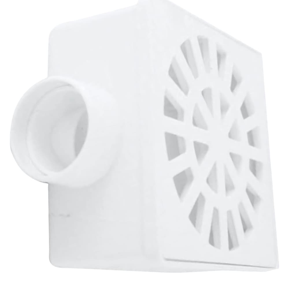 Ralo Sifonado Seco Amanco N°21 Quadrado Branco 100x52x40