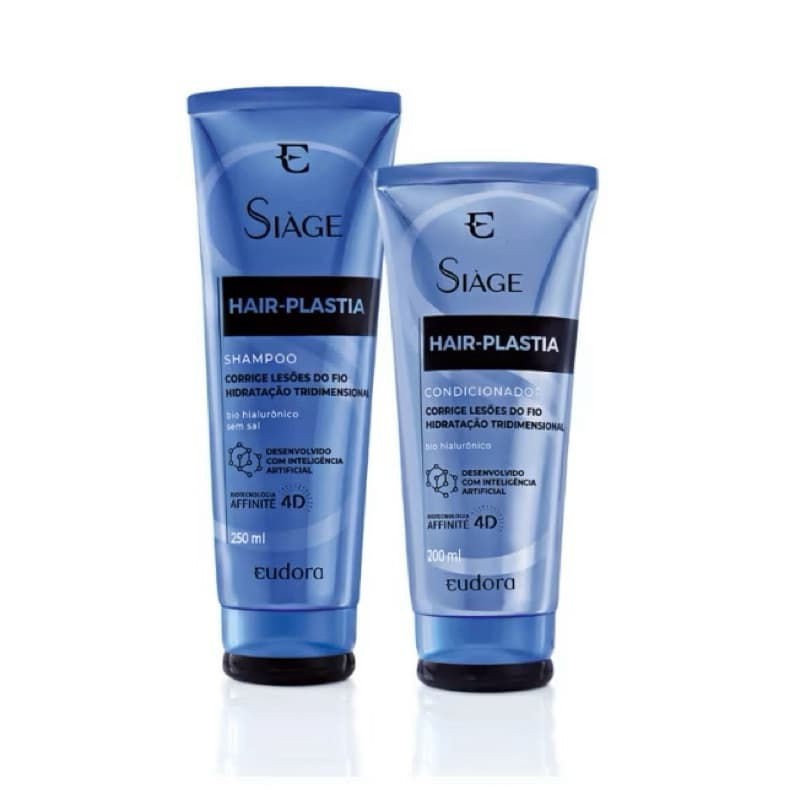 Siage Eudora Hair Plastia Shampoo + Condicionador + Máscara