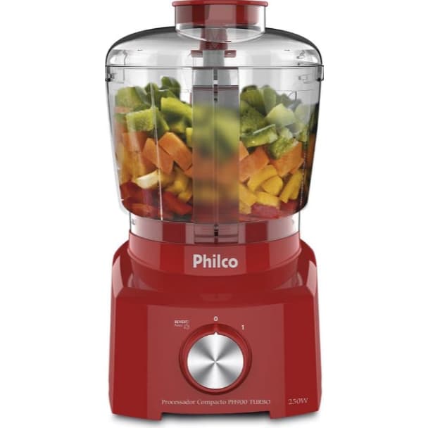 Processador Compacto Philco PH900V Turbo Vermelho 220V 250W