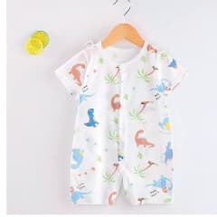 Macacão de bebê recém-nascido macacão de manga curta estilo fino macacão roupas de bebê macacão de bebê