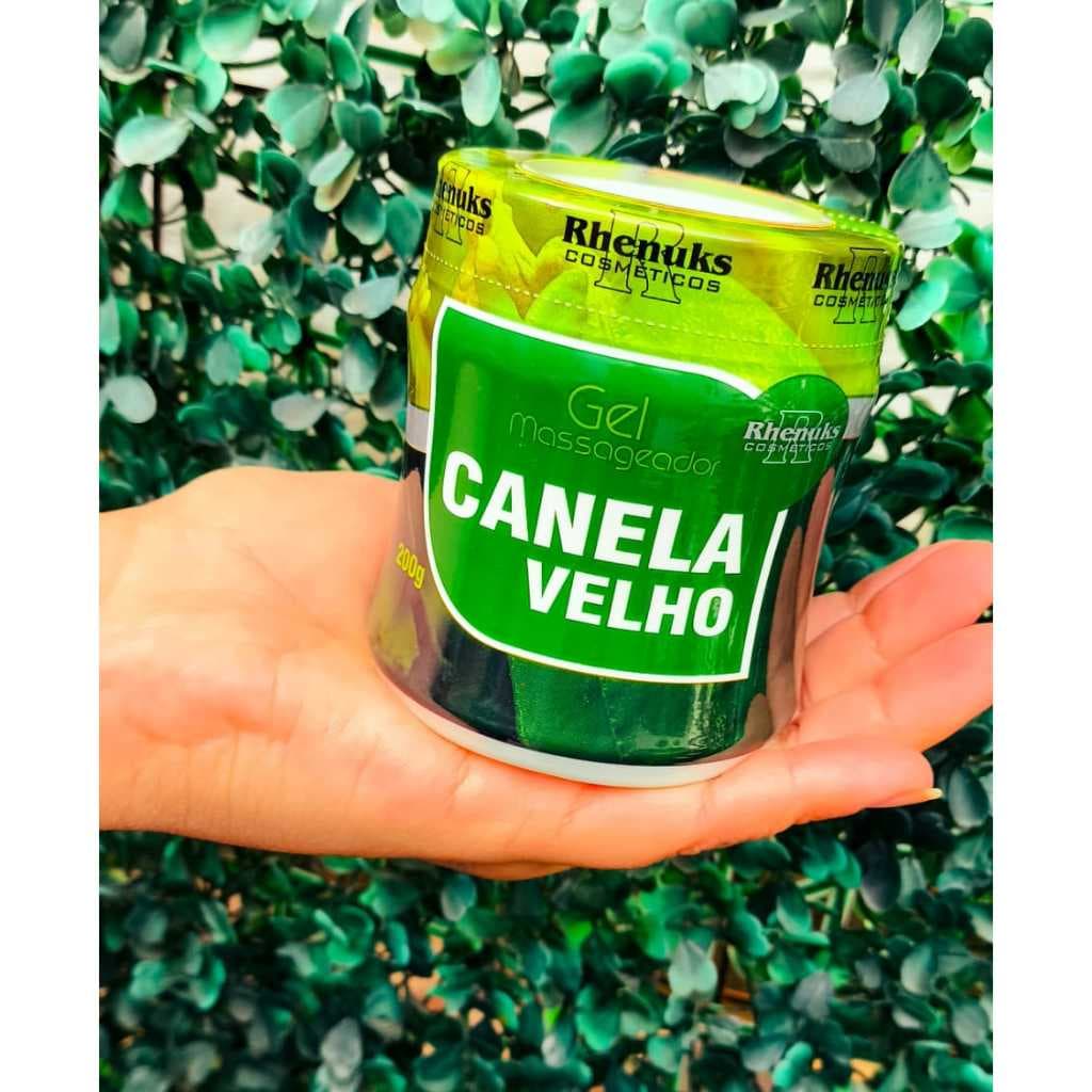 Gel Canela de Velho - massageador, Alivio nas dores músculares, coluna, articulações