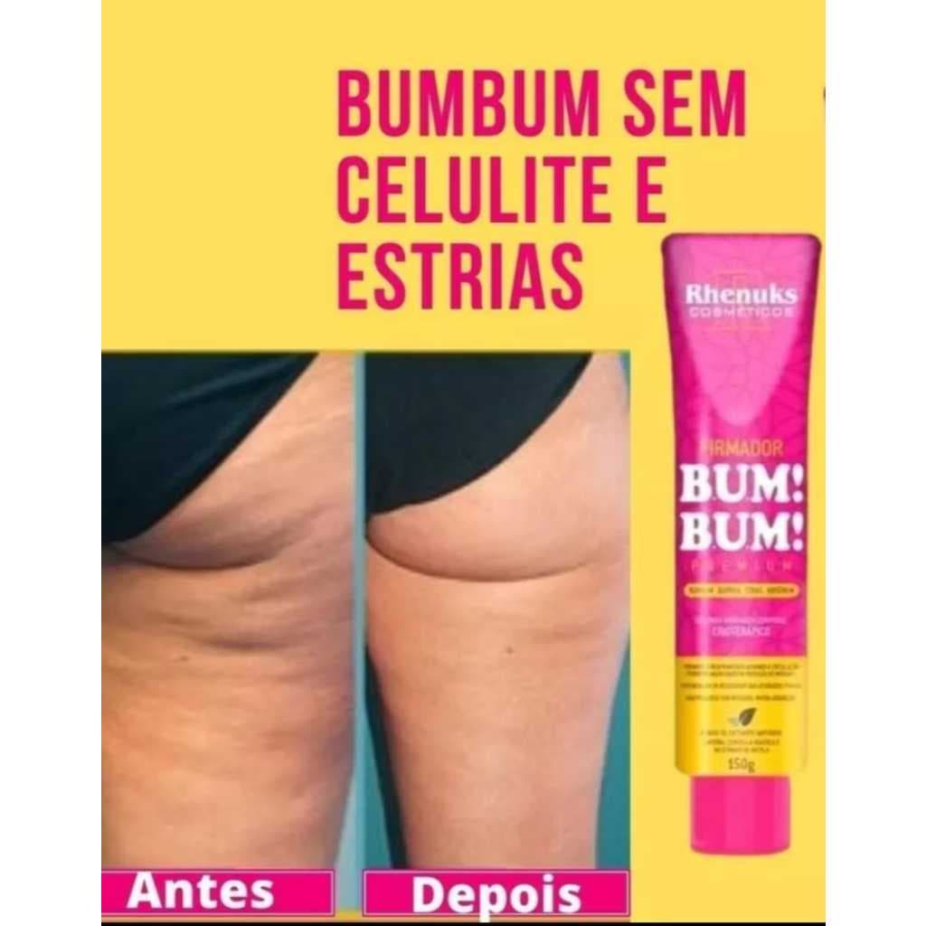 Gel Firmador Bum Bum Premium - barriga, coxas e abdômem