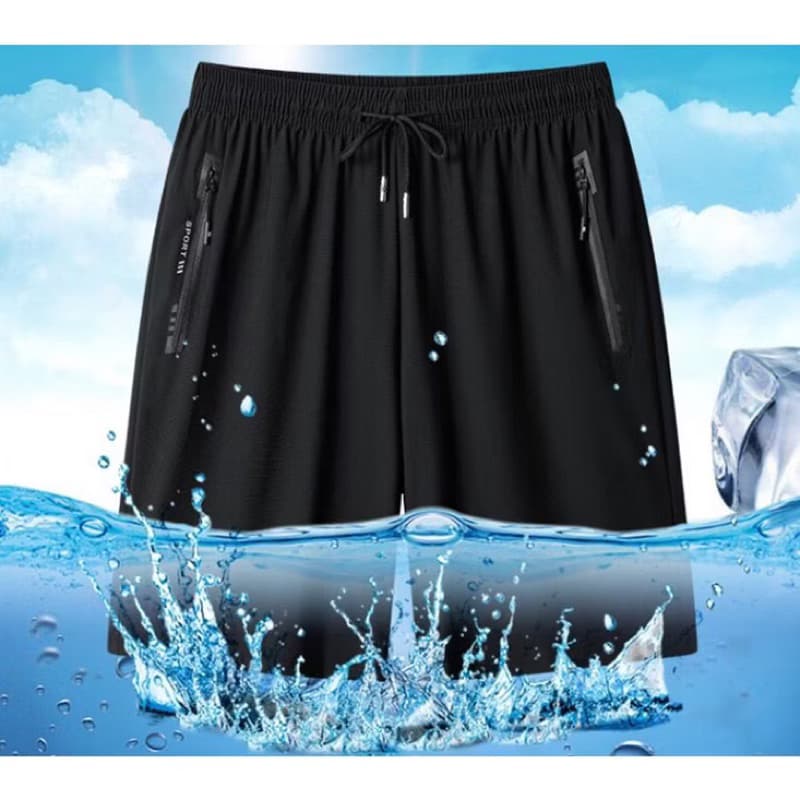 Short Masculino elastano Bermuda academia ou Praia 2 Bolsos Com Zíper Importar