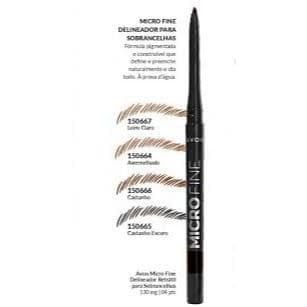 Avon Micro Fine Delineador Retrátil para Sobrancelhas . Ponta Ultra Fina, Fixação Natural & Duradoura