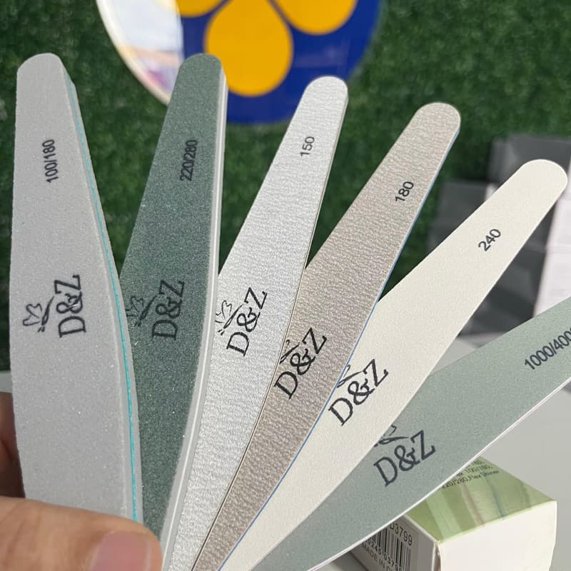 Kit 6 Lixas D&Z Sands Luxury – Acabamento Profissional, Granulação Durável