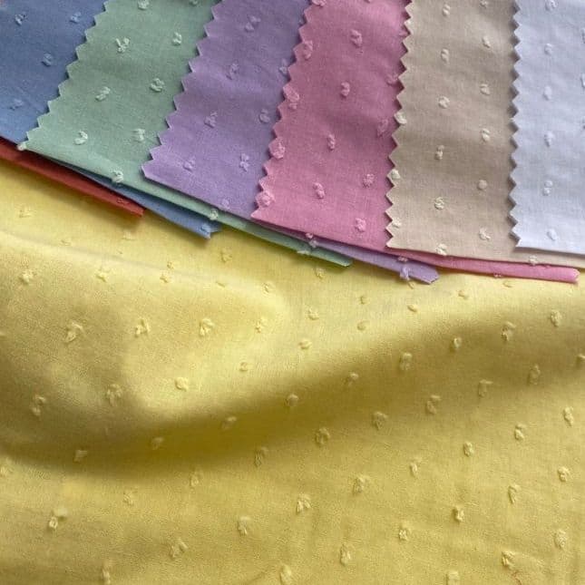 Tecido Cambraia de Algodão Poá  Premium -1m x 1,50m-tecido versátil e elegante, ideal para a confecção de camisas