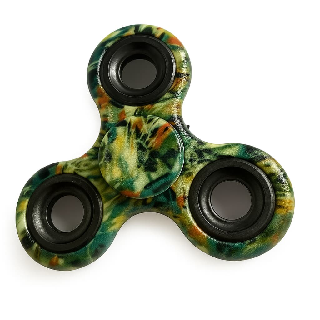 Hand Spinner Camuflado – Brinquedo Anti Ansiedade para Crianças e Adultos