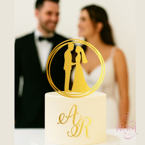 ENVIO IMEDIATO Topo de Bolo Casamento Noivinhos/ Topo de bolo Personalizado/ Decoração de bolo Casamento