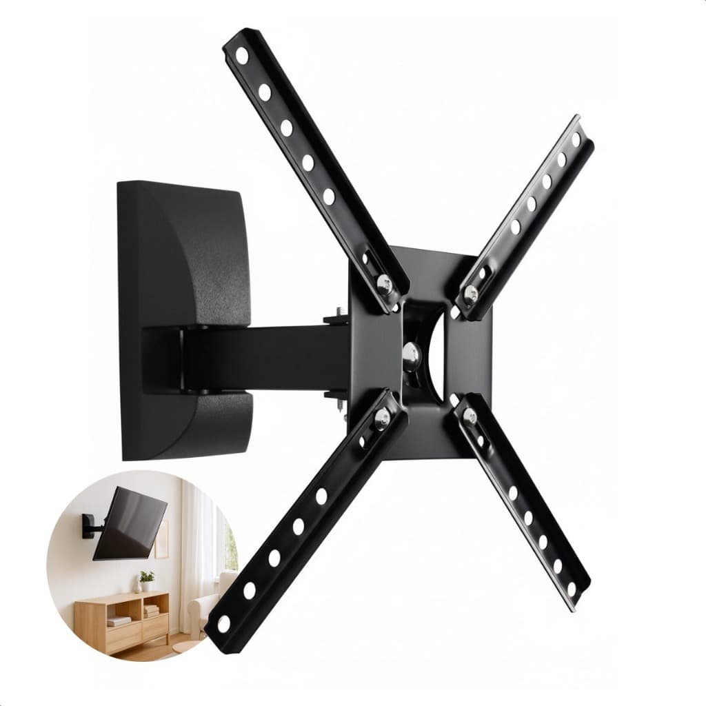 Suporte Articulado para TV LED LCD Plasma Smart Ajustável Parede 10 a 60 Polegadas