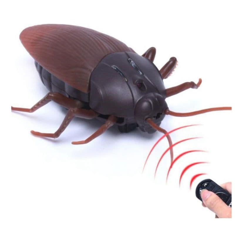 Barata Robo Gira Roda Controle Remoto Sem Fio Brinquedo