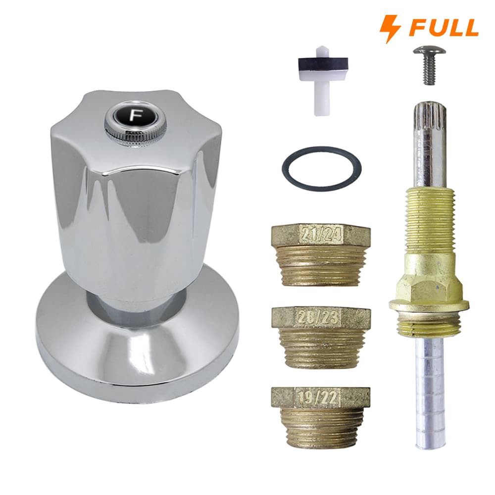 Kit Reparo Salva Registro SOS com Acabamento ABS Chuveiro Pressão Universal Fácil C50