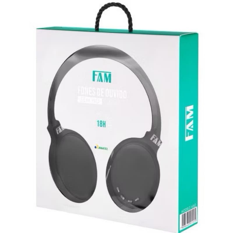 Fone De Ouvido Headfone Wireless Bass Bluetooth Fam A062