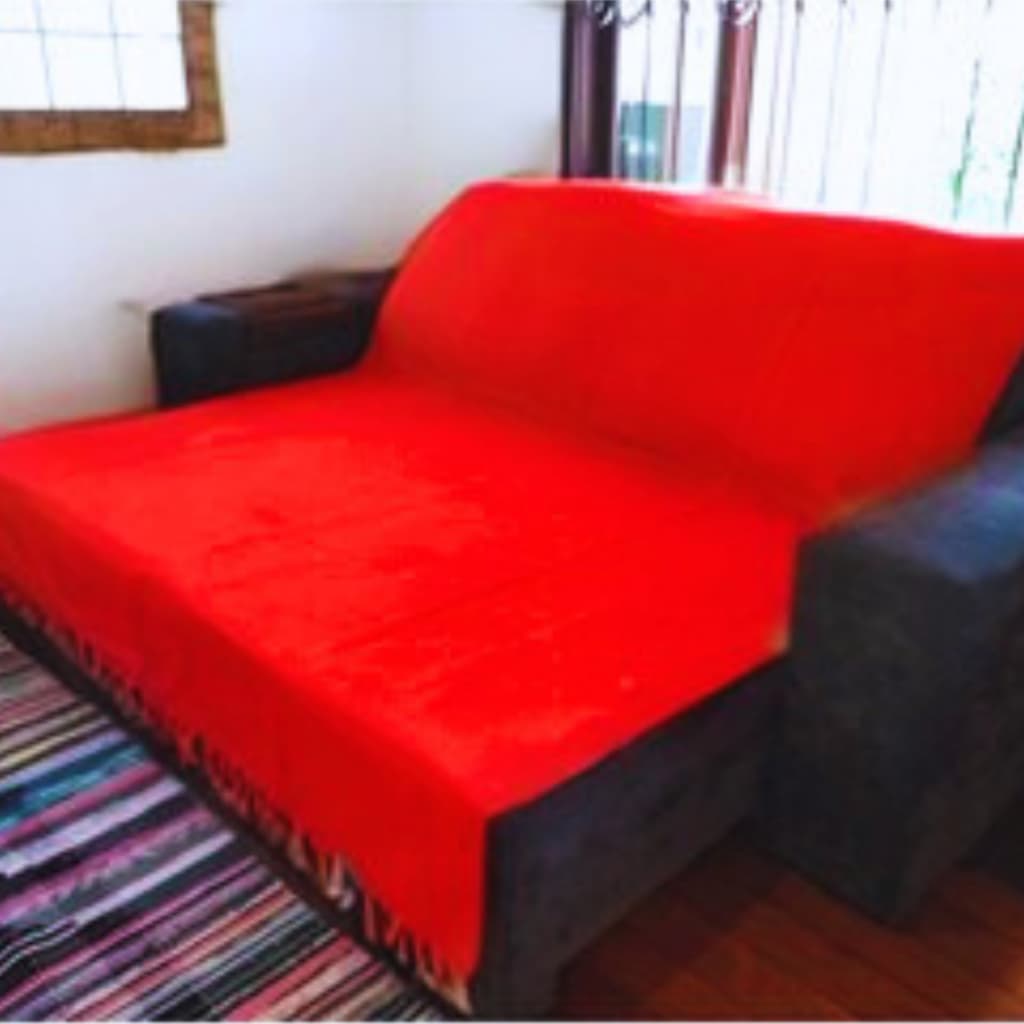 Manta Sofá Grande Gigante Decorativa 180x240m 100% Algodão Cama Casal Capa Protetora Colcha Coberta