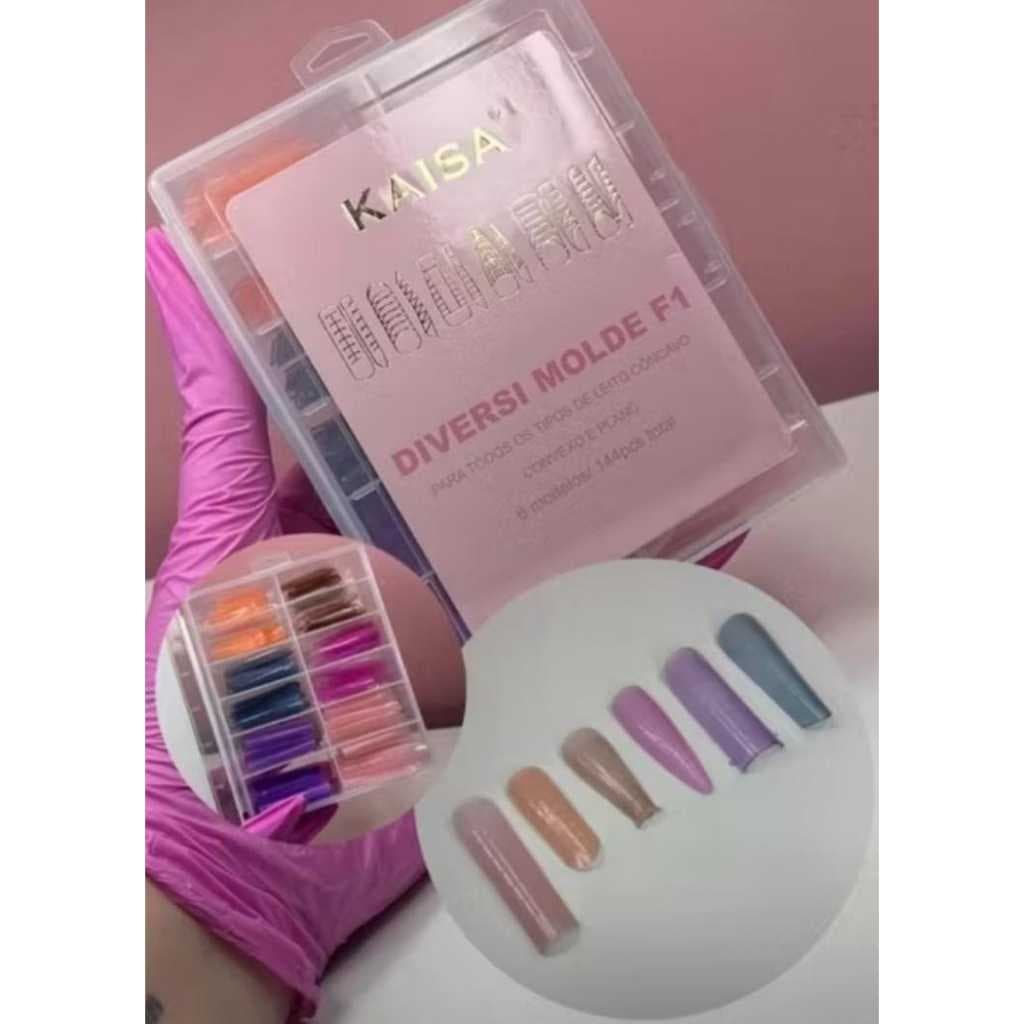 Kit Molde F1 6 Modelos Variados Steletto Bailarina Quadrado