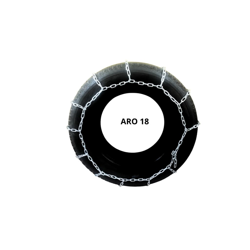 Kit 02 Correntes Antiderrapante para Barro/Lama/ Neve Aro 18