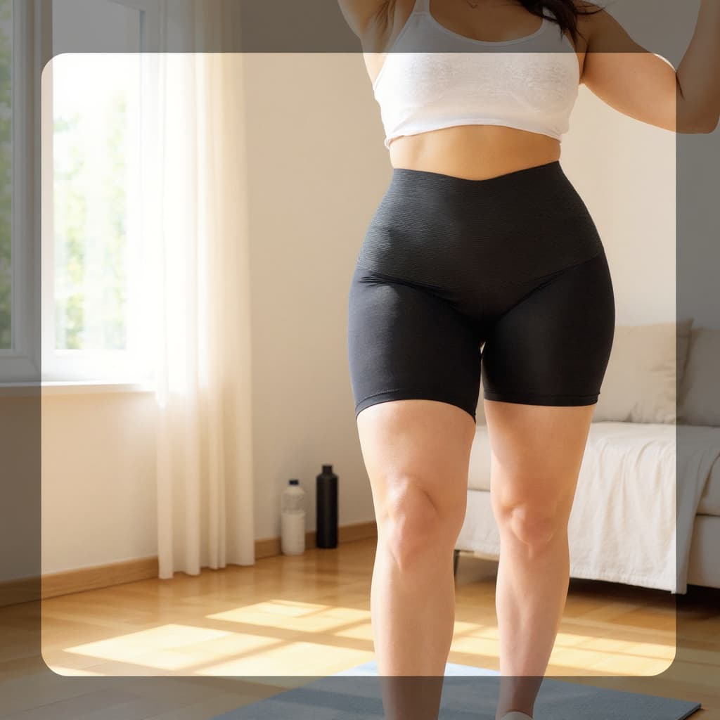 Cinta Short Anágua Segunda Pele Redutora De Medida Modeladora Feminino Alta Compressão Reduz Medidas