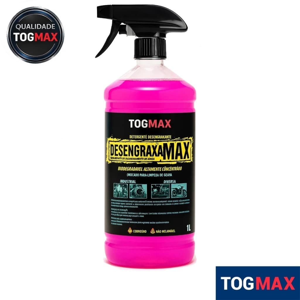 Desengraxante Concentrado Togmax 1L Limpeza Pesada Automotiva Bike Motor Corrente Multiuso