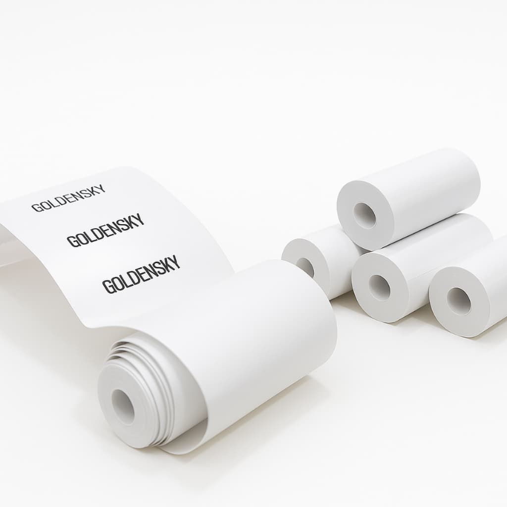 5 x Rolos Bobina Papel Térmico Para Impressora 58mm
