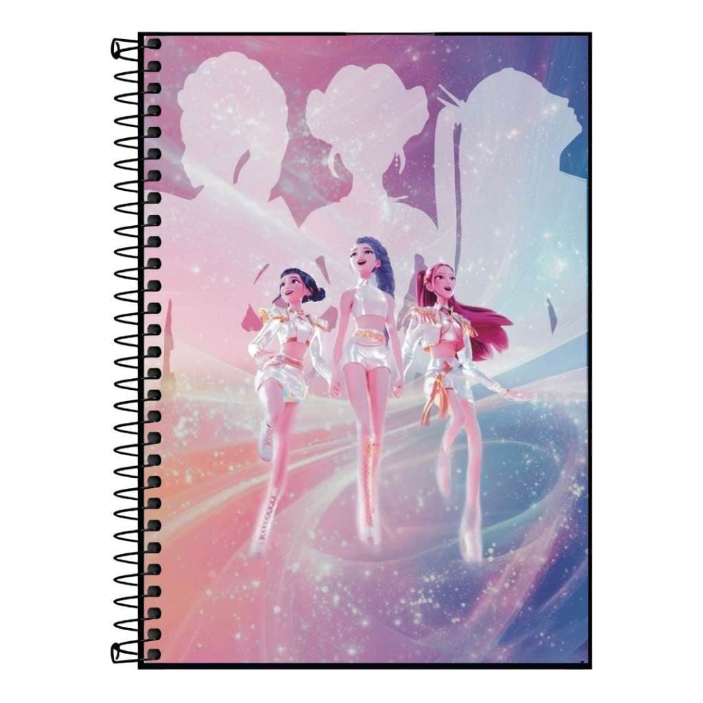Caderno personalizados das Guerreiras do K-Pop | Capas Exclusivas para Escola e Faculdade | 1 a 20 Matérias