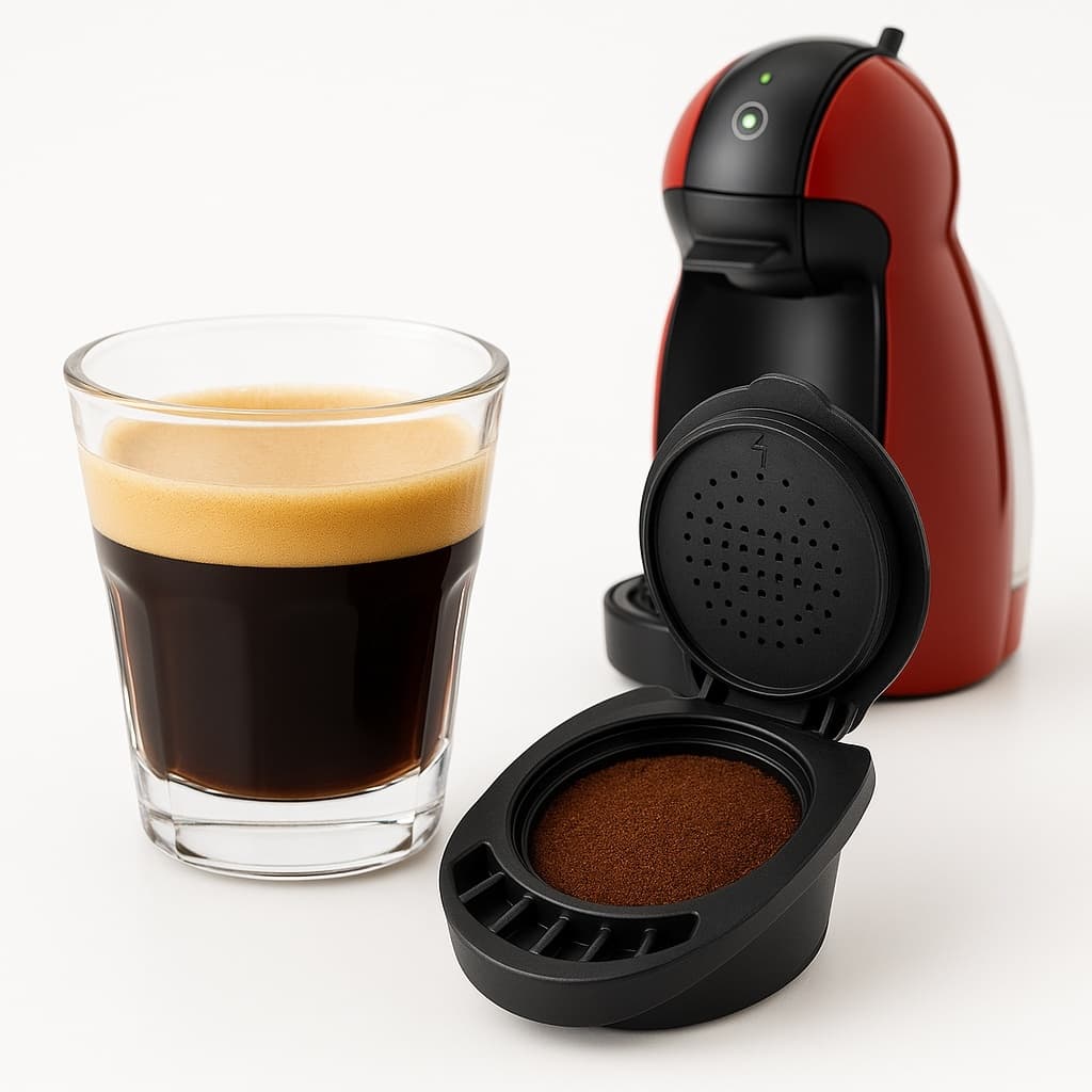 Cápsula Reutilizável para Café Compatível Dolce Gusto | Adaptador Suporte Café em Pó