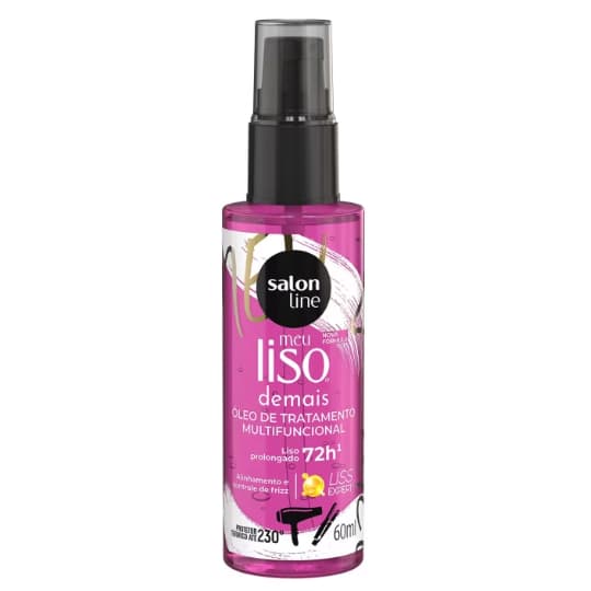 Óleo de Tratamento Multifuncional Meu Liso Demais 60ml