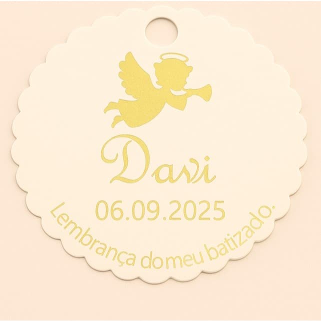 Kit de  Tags Personalizadas para Batizado, Festa, Presente e Papelaria | Diversos Modelos Exclusivos