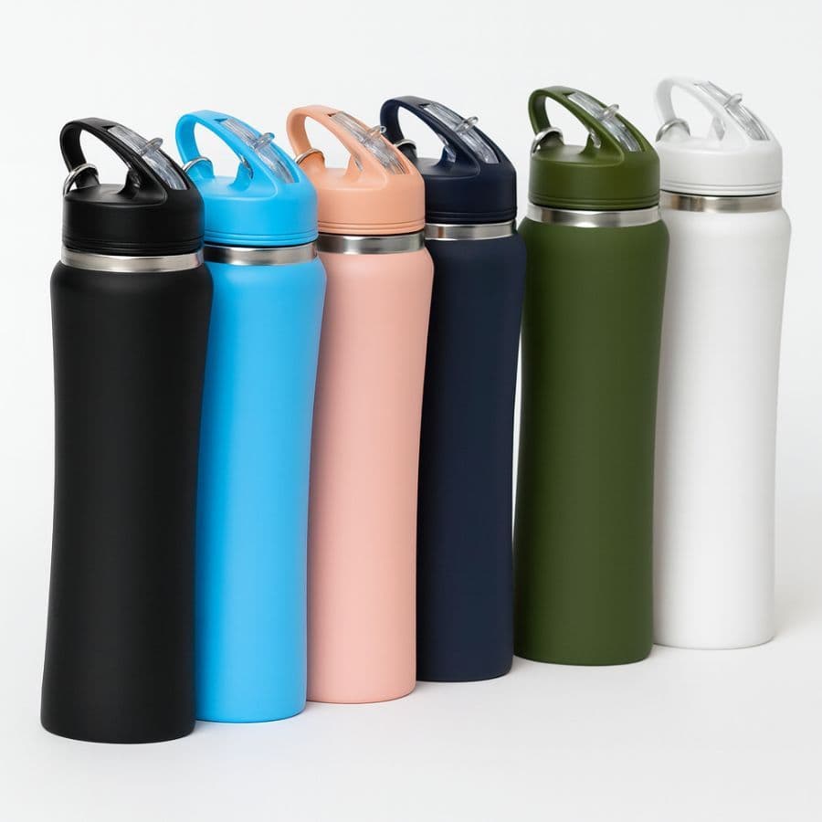 Garrafa Térmica MS-924 700ml com Chaveiro
