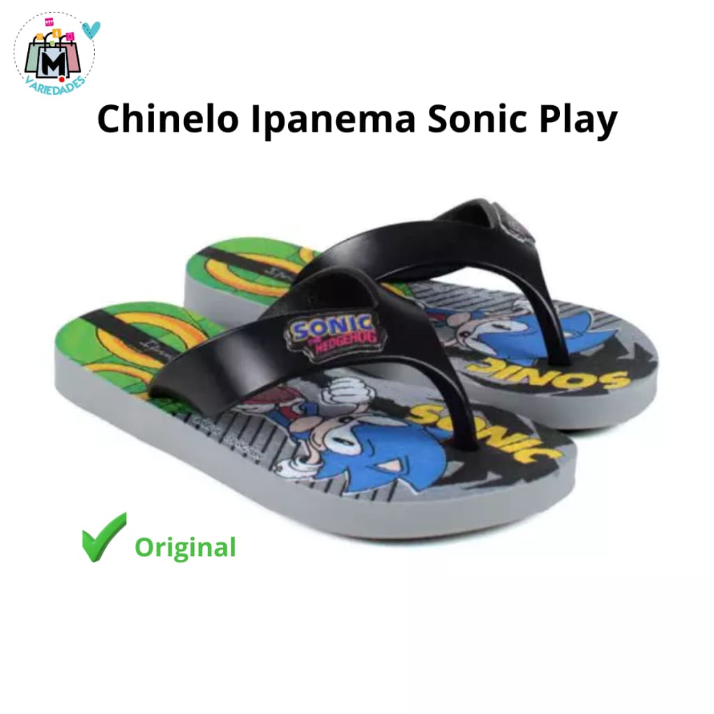 Chinelo Infantil Menino Ipanema Sonic Play