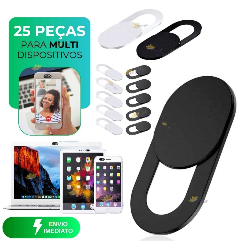 Protetor de Câmera Tampa de Webcam Notebook e Celulares Anti-espião Envio Rápido