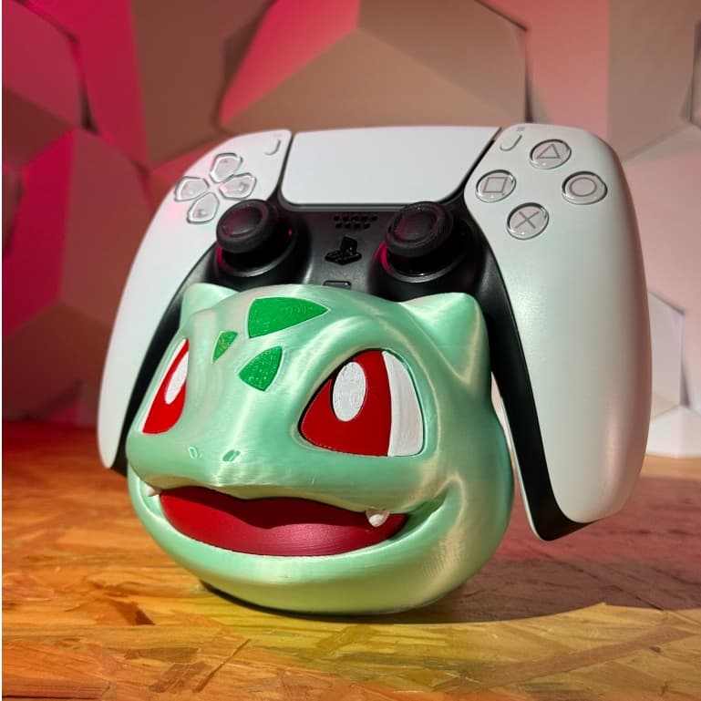 Bulbasauro - Suporte de controle - PlayStation, Xbox, Switch - Pokemon - Decoração colecionável Premium