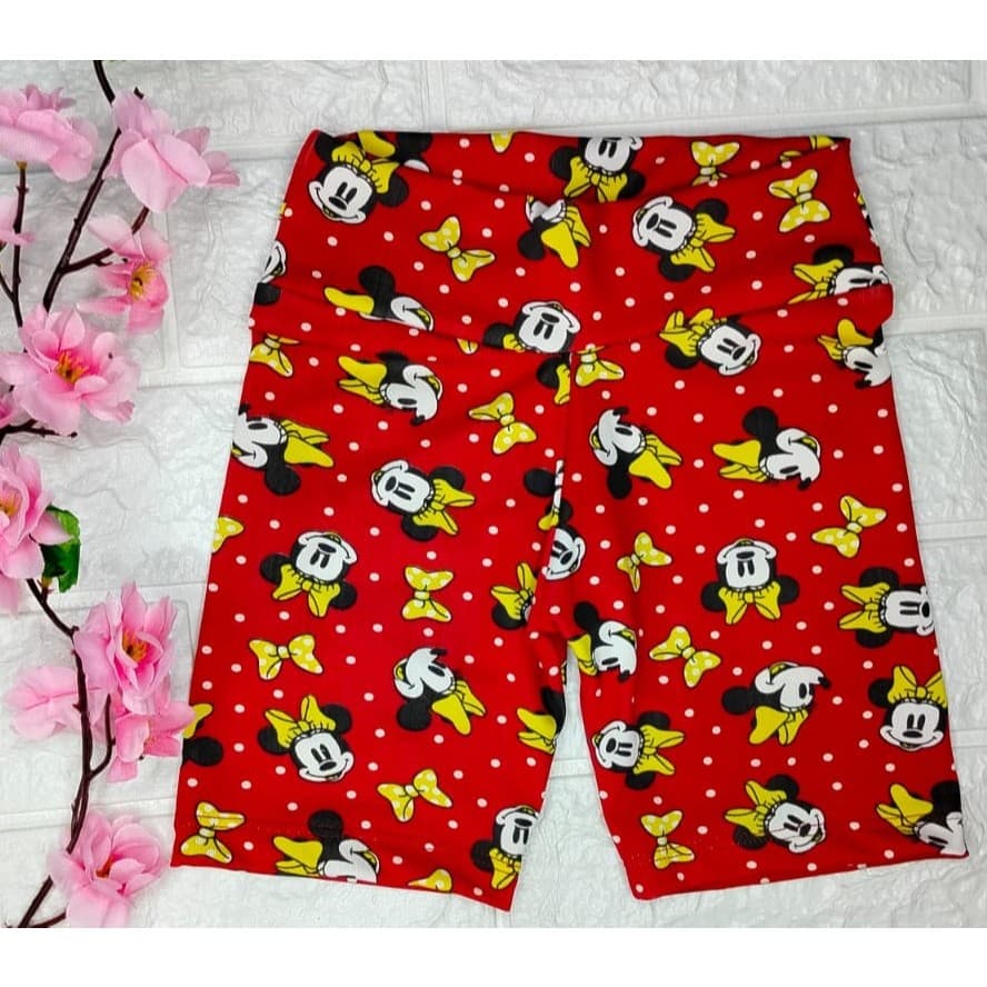 SHORTS legging Suplex infantil Desenhos