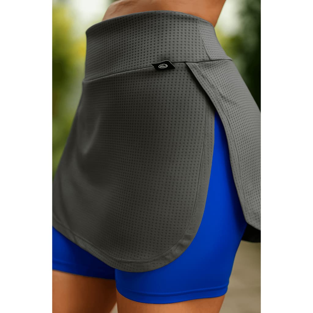 Saia Tapa Bum Bum Cintura Alta Academia Fitness Confortável