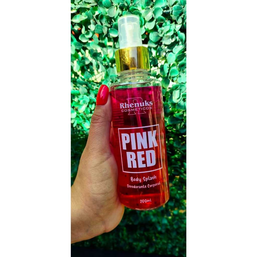 Body Splash Pink Red - 200ml - Desodorante corporal feminino