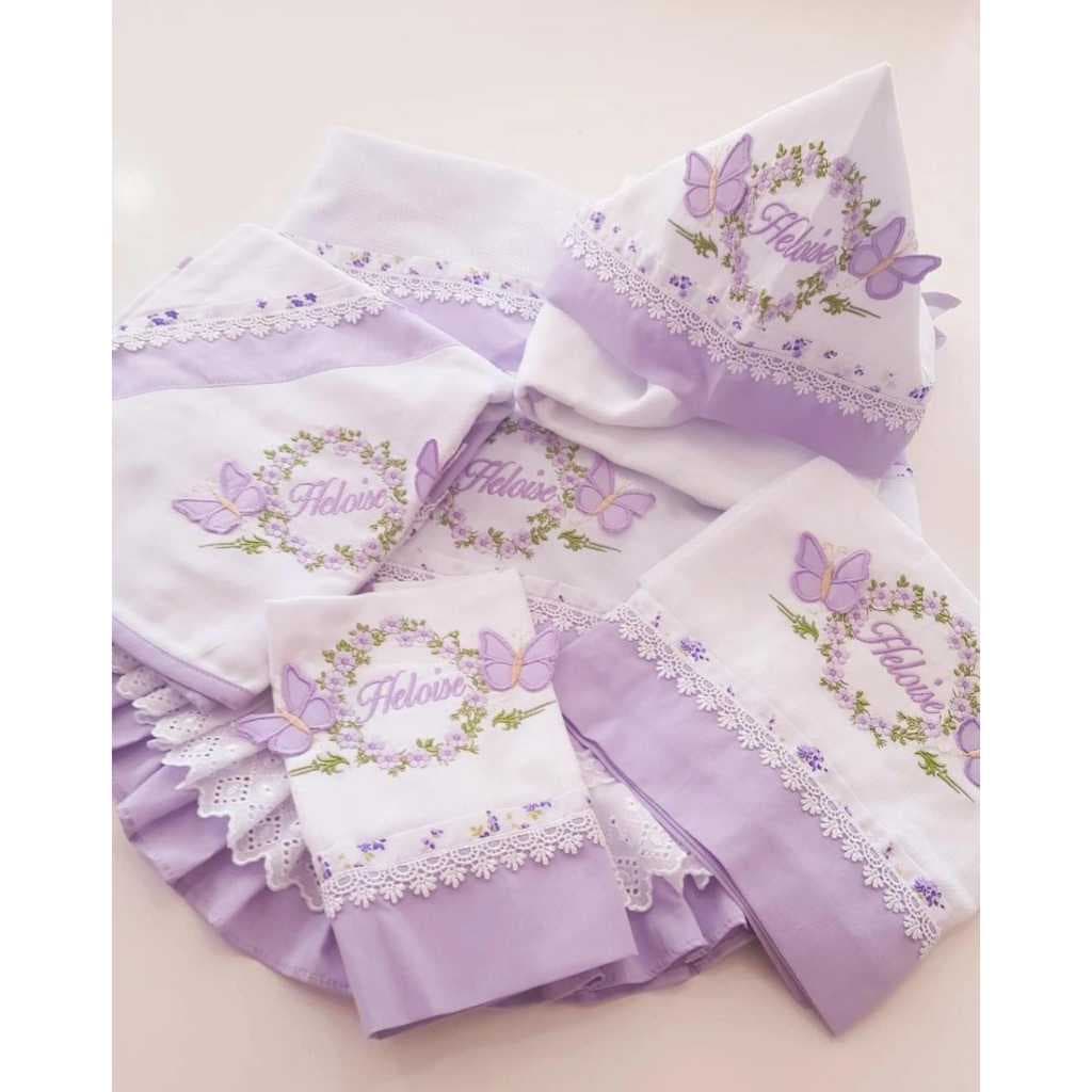 Kit Maternidade Personalizado Fralda Passeio e Boca, Cueiro, Toalha Banho com Capuz Bordado .