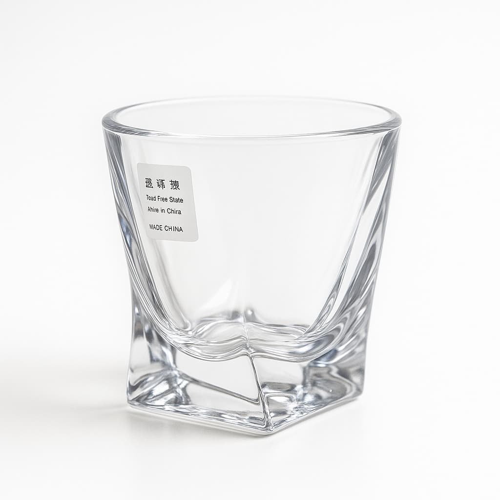 Jogo De 06 Copos Aperitivo Torcido De Vidro 50ml Licor Cachaça Tequila
