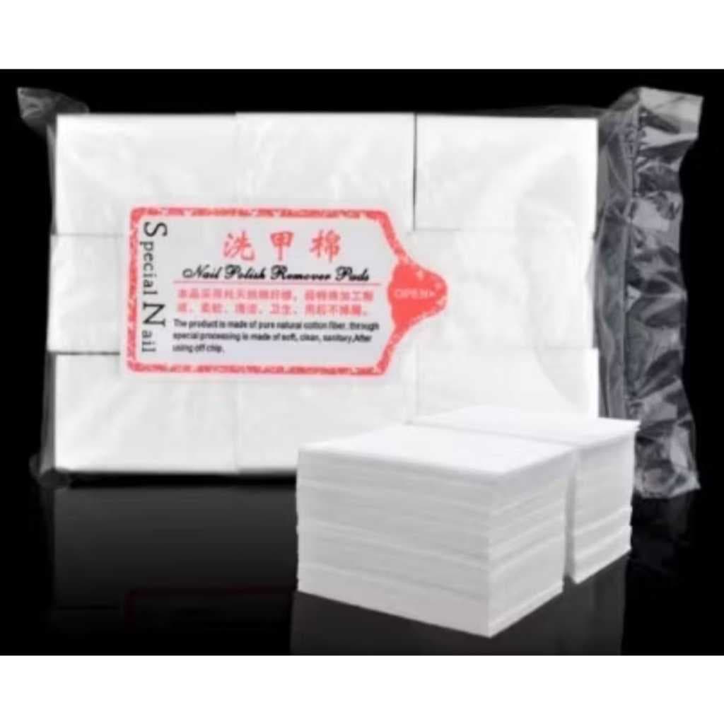 Algodão Prensado 100% Natural 1000 Unidades Remoção Esmaltes