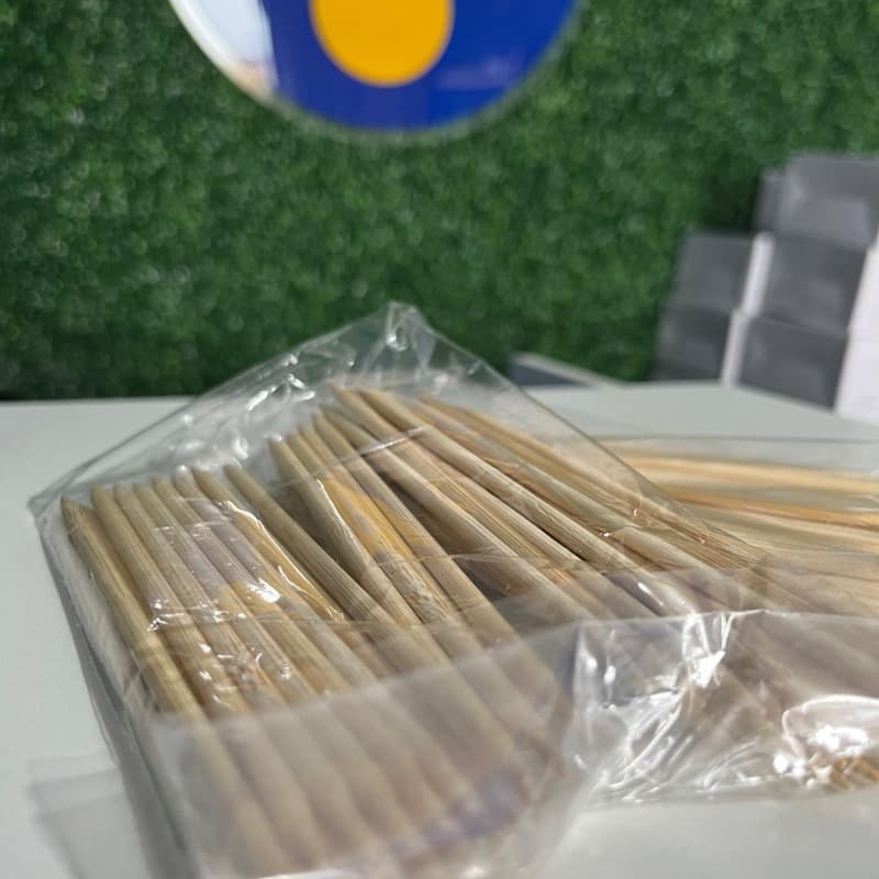 50 Palitos de Bambu para Manicure – Cutículas e Nail Art