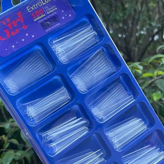 Tips bailarina extra longa transparente 100 und girl fatale