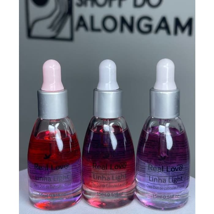 Óleo Duo Hidratante de Cutículas Revitalizador Linha Light - Real Love - 15ml