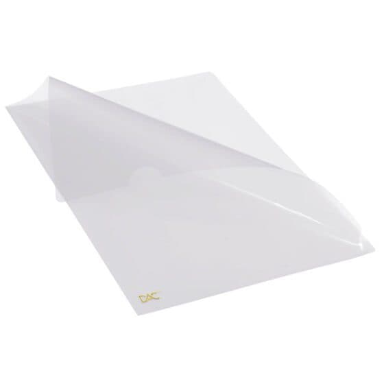 Kit 20 Pastas L Ofício 041PP Capa Brilhante Transparente Coloridas DAC