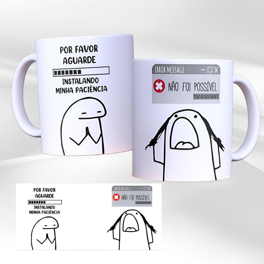 Caneca Meme Personalizada – Humor Criativo (Amizade, Namorados, Aniversário, Dia a dia..) ❤️