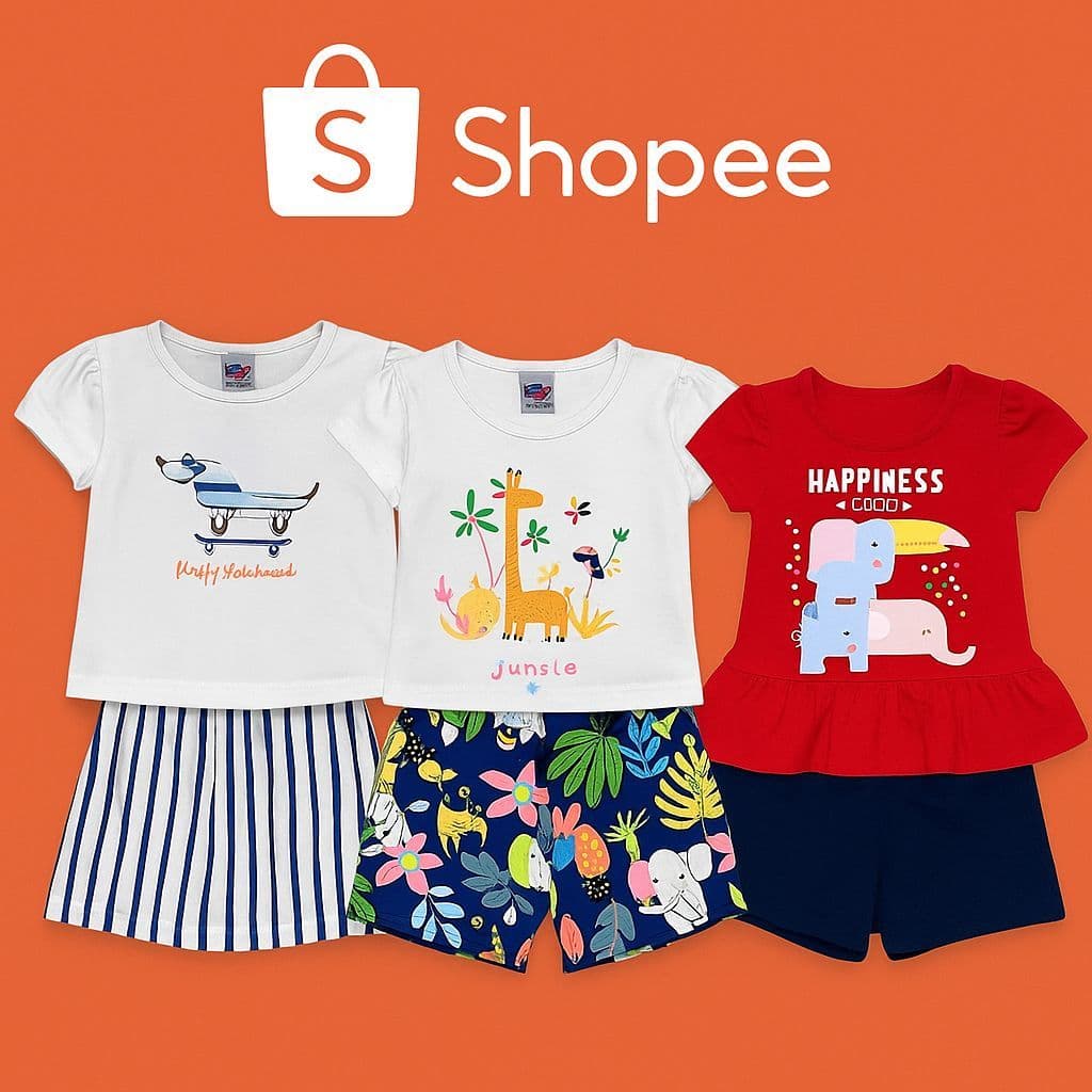 Conjunto Infantil Menina Kiko e Kika Tamanho 2