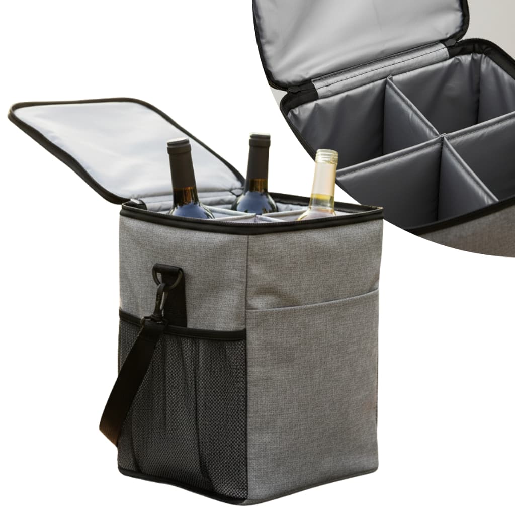 Bolsa Térmica Vinho Champanhe Wine Bag 4 Garrafas