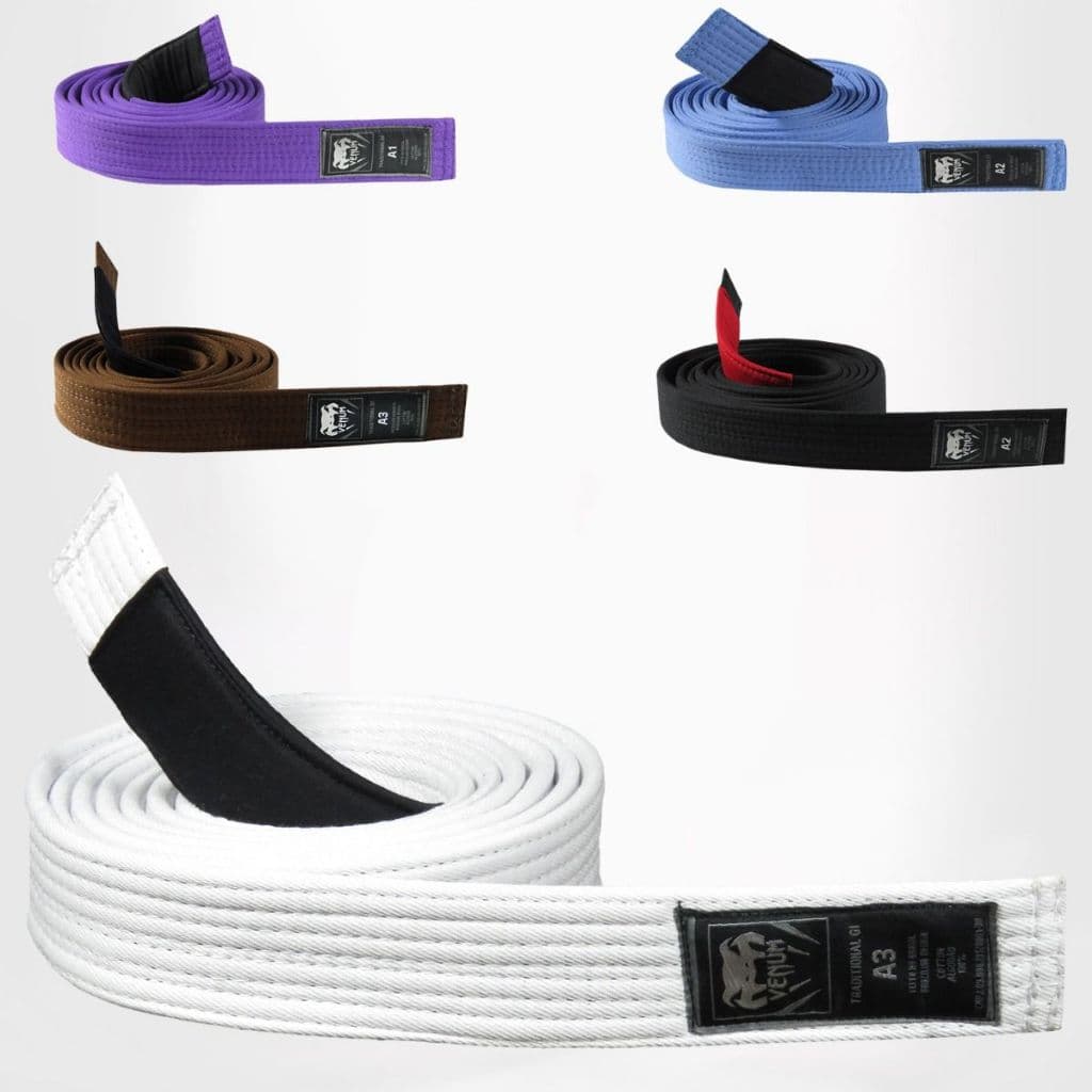 Faixa de Jiu Jitsu Adulto Tradicional 6 Costuras Venum Oficial BJJ Belt Resistente Competição Treino