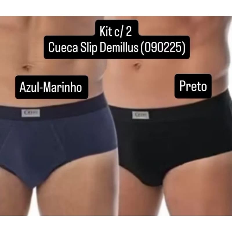 Kit Cuecas ou Cueca 1 unid. Slip Vik Zeus Demillus 090225 - AE