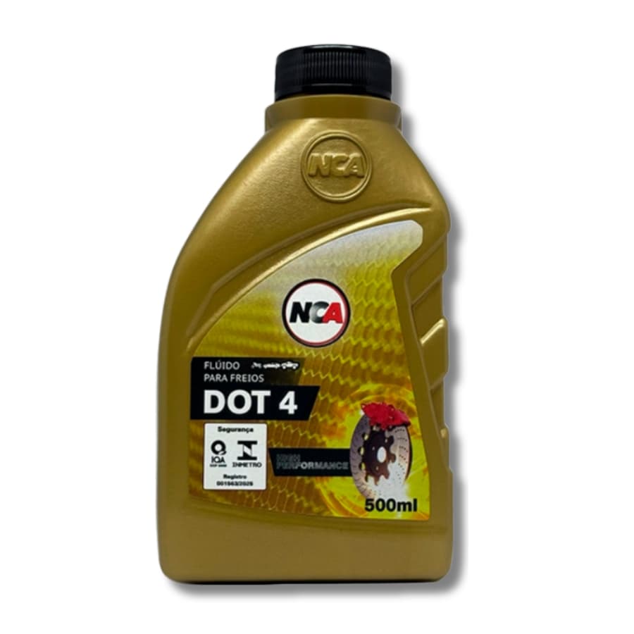 FLUÍDO PARA FREIOS DOT 4 - 500ML