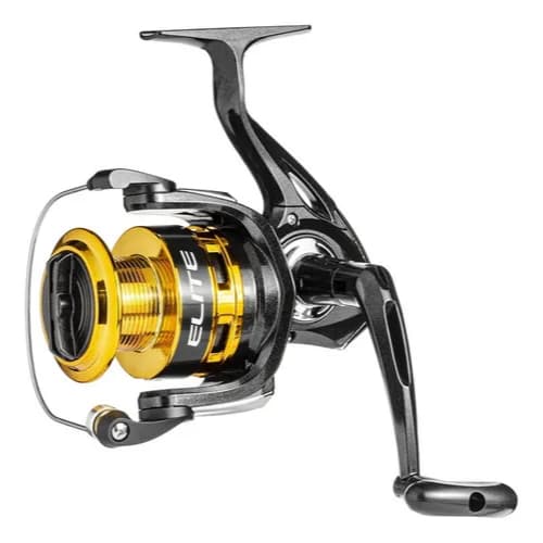 Molinete para Pesca Marine Sports Elite Gold Fd Preto e dourado 3 Rolamentos