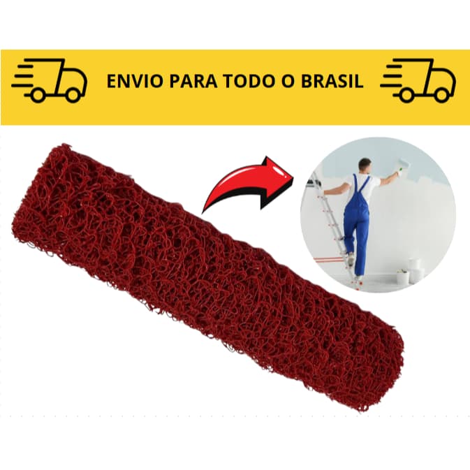 Rolo Para Textura Com ou sem cabo/ Cabelo De Anjo 23 Cm / Rolo Textura Rústica