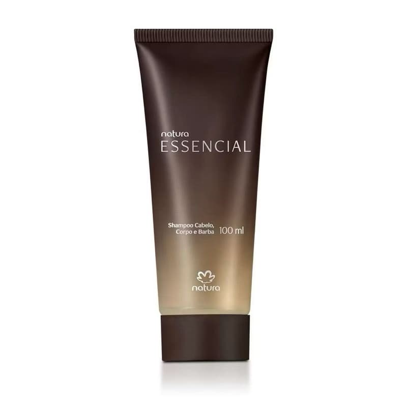 Essencial Shampoo Cabelo Corpo e Barba Natura 100 ml