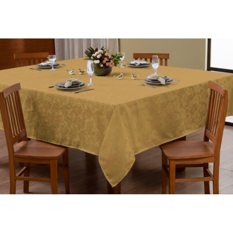 TOALHA DE MESA 6 LUGARES JACQUARD ELEGANTE